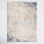 Tapis abstrait bleu / ivoire Jemison-576516896