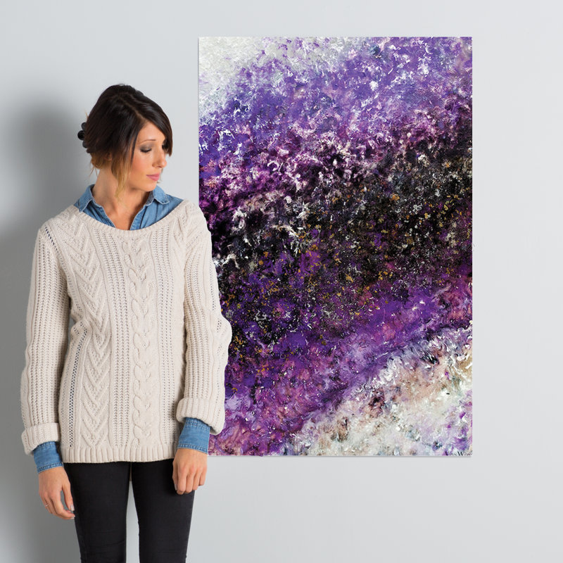 « Beyond Far » par vinn Wong, reproduction d’art sur toile tendue, H 18 po x l 12 po x P 1,5 po, Toile tendue, Pas de tapis