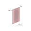 Porte-serviettes simple pour porte de douche en verre 58,4575 "5800 Series