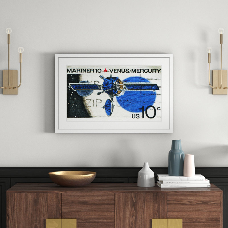 Mariner 10 - Print on Canvas, 61cm H x 91cm W x 3.81cm D