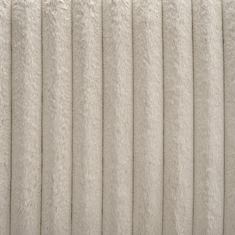 Lit plateforme tapissier Casondra, Natural Wood