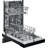 Frigidaire Series 18" 52 dBA Built-in Full Console Dishwasher with Cycle Status Indicators-48425104