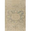Tapis unique 9 pi 11 po x 13 pi 9 po des années 1940 Rose pâle / ivoire / bleu / taupe