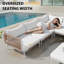 Ensemble de canapé modulaire d'extérieur 8 pièces avec table basse 8 pièces-128905669