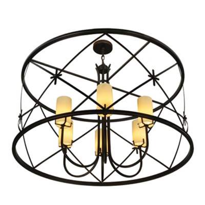 Lustre cage 6 lumières Nashlly