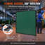 Welding Screen With Frame, 6' X 6' Welding Curtain Screen, Flame-Resistant Vinyl Welding Protection Screen On 4 Swivel Wheels (2 Lockable), Moveable & Professional For Workshop/Industrial, Green