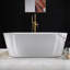 Baignoire de trempage autoportante en acrylique 67 po. X 32 po.-50499830-99334594