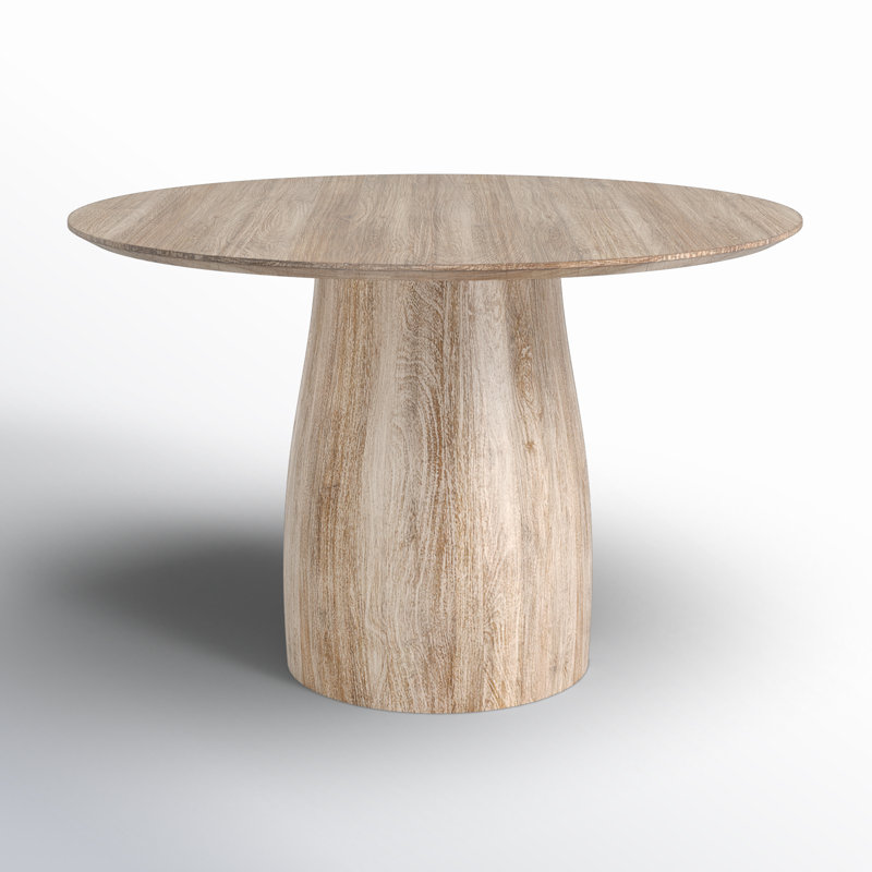 Round Solid Wood Dining Table