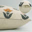 Housse de coussin en lin fabriquée à la main Fabividine, impression bohémienne, style bohème moderne, accent artisanal - 24 po x 24 po-110562941