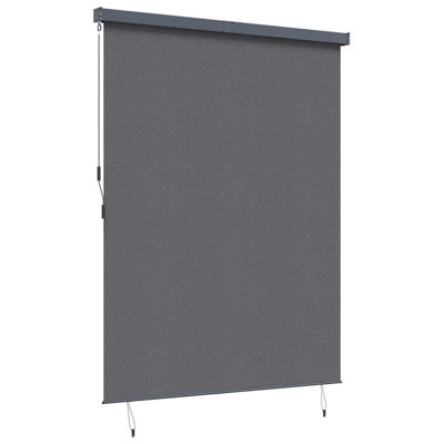 Vidaxl Outdoor Roller Blind Striped Fabric