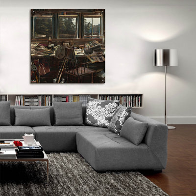 «Gone Fishing 2» par Murray Henderson, art mural en verre acrylique