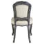 Riom Fabric Side Chair in Ivory