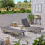 BANZAI CHAISE Longe avec plateau
