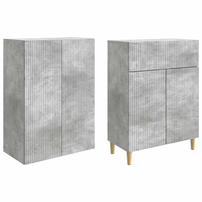 Storage Cabinet, Concrete Grey