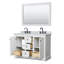 Ensemble de meuble-lavabo double 48 po avec miroir Avery-80209487-50134330