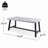 Outdoor Dining Table with Rustic Metal-932496986