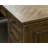 Carleny Corner Executive Desk with Built in Outlets Brown