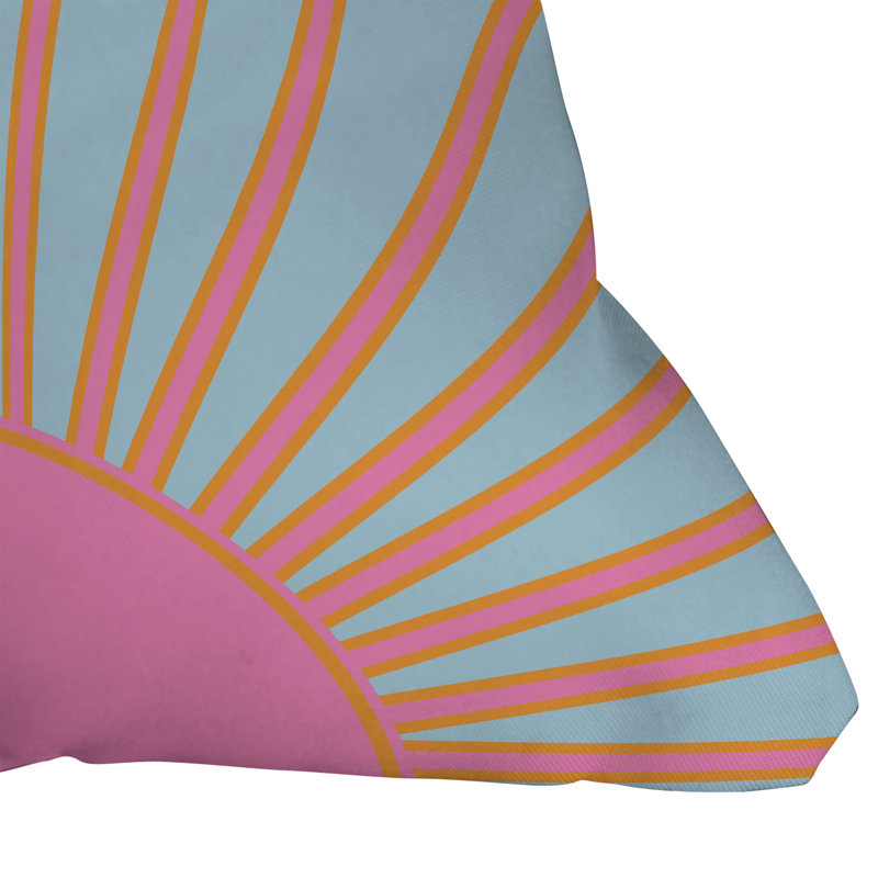 Housse et insert de coussin décoratif carré en polyester Regina, H 18 po x l 18 po