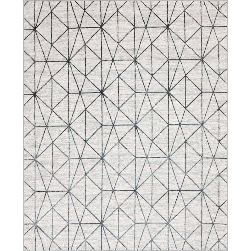 Clidy Abstract Indoor Rug, Rectangle 8' x 10'