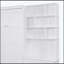 Lit escamotable double avec plusieurs tablettes de rangement et une armoire