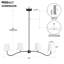 Luminaire suspendu pour îlot de cuisine en fer galvanisé à 4 lumières de 44 po de largeur-763301383