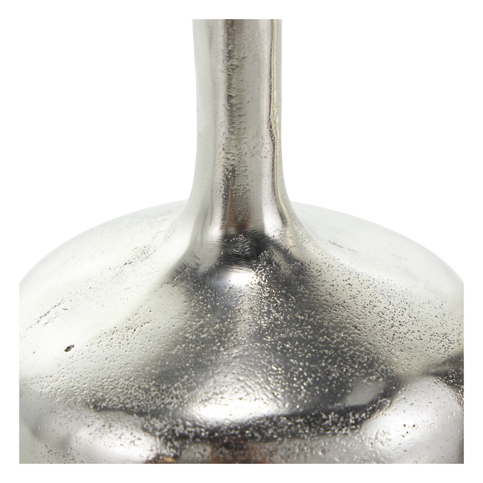 Earthenware Table Vase, Silver