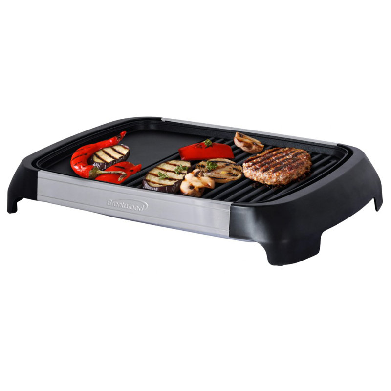 Brentwood 1200W Black Stainless Steel Electric Indoor Grill