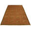 Tapis rouille / jaune en laine noué à la main à motif floral 8 pi 11 po x 11 pi 11 po Fabia