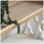 Console Anick 35,40, table d'entrée, table Hoyer avec tablette en bois 