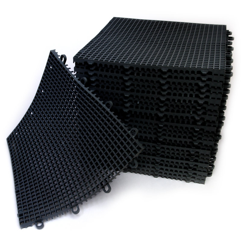 Paquet de 25 tuiles confort, Noir