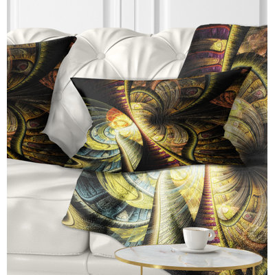  Coussin Abstract Fractal Illustration