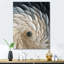 Plume blanche et bleue en spirale I - art mural géométrique-1976048191-2017173396