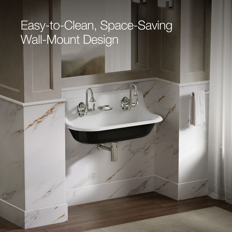 Brockway 36" x 17.5" Wall Mounted Service Sink