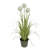 99cm Flowering Tree in Metal Planter