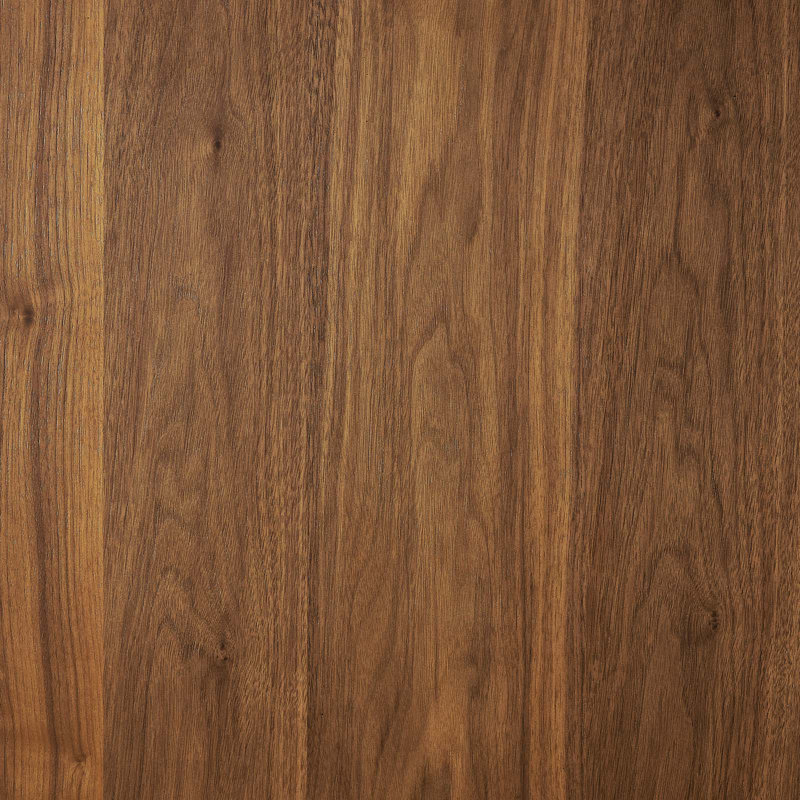 Vector Expandable Dining Table, Walnut/Gold, Walnut