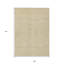 Tapis intérieur / extérieur géométrique lavable doré et ivoire 9 pi x 12 pi