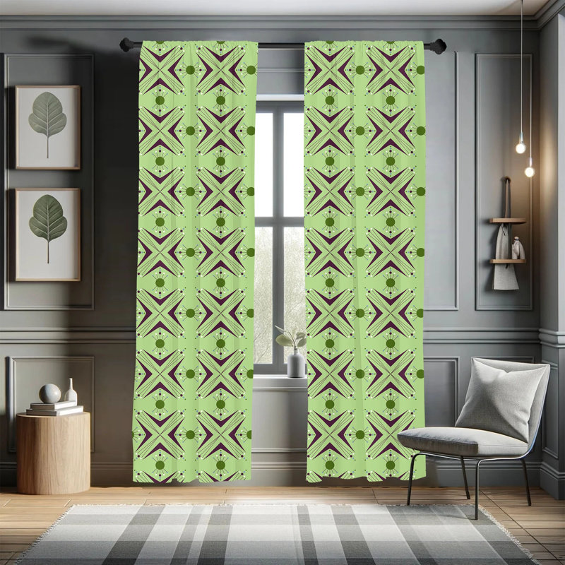 Semi-Sheer Rod Pocket Sliding Panel, 28" x 63"