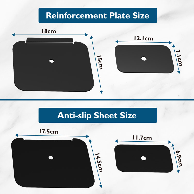 Gayla Steel Monitor Bracket Reinforcement Plate