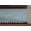 Tapis oriental bleu en coton noué à la main 8 pi x 9 pi 11 po Thanasi