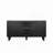 59'' Modern Buffet Sideboard With 4 Sunburst Doors,Credenza Storage Cabinet With Solid Wood Legs,Large Storage Cabinet For Kitchen Dining Living Room Entryway