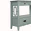 Console console avec 4 tiroirs et 1 tablette de rangement-1870334301