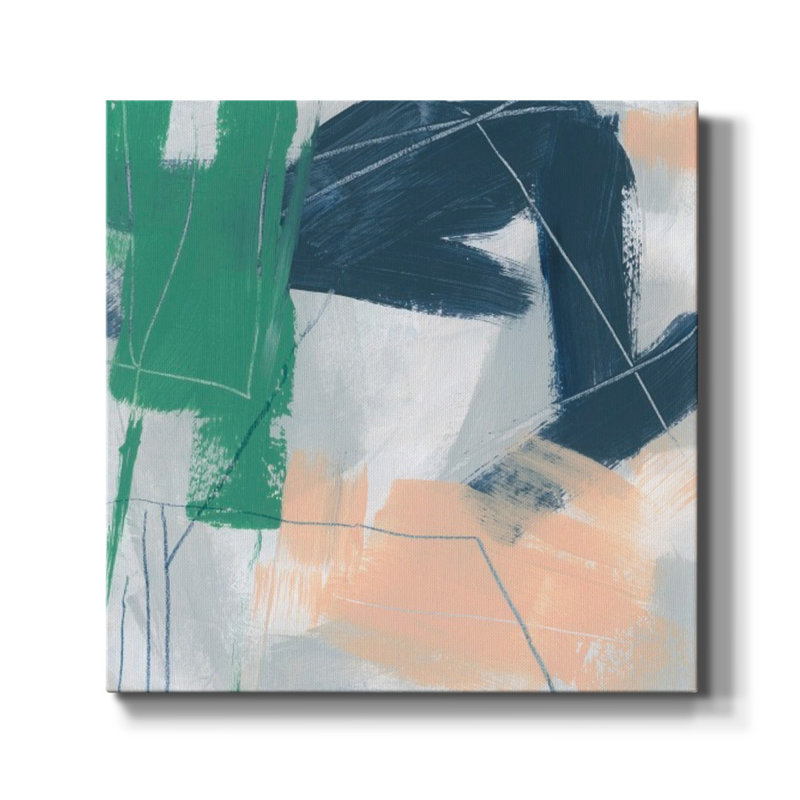 Diagonal Flight Plan II-Premium Gallery Wrapped Canvas - Ready to Hang