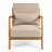 Solid Wood Frame Armchair