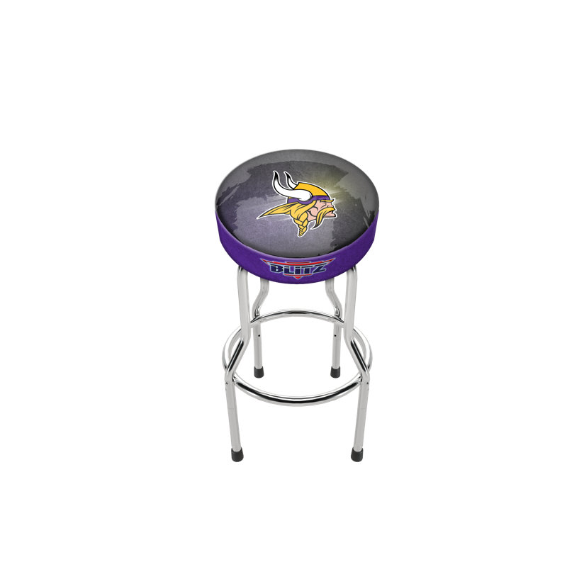 Minnesota Vikings Adjustable NFL Blitz Team Pub Stool, Arcade1Up