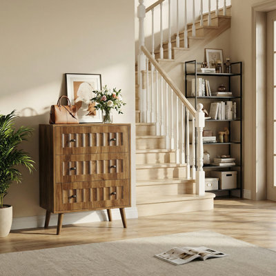 3 drawer dresser, modern wardrobe dresser chest of drawers, wooden storage storage cabinet, dresser storage cabinet, suitable for living room, bedroom