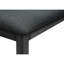 Banc rembourré gris de 42 po pour la salle à manger - transitionnel, structure en bois massif, rembourrage en mousse épaisse