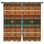 Rideaux de fenêtre à motif géométrique Southwestern