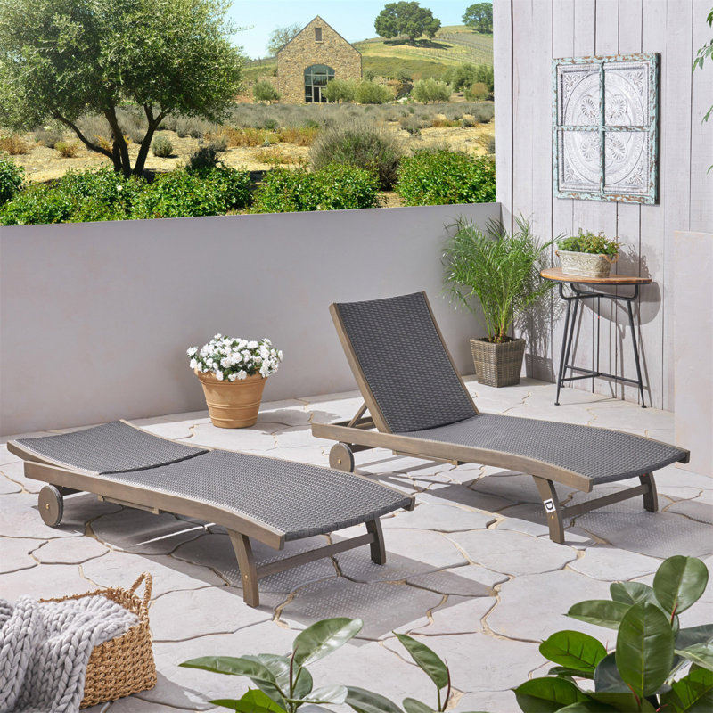 BANZAI CHAISE Longe avec plateau