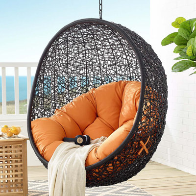 Modway Encase Swing Outdoor Patio Lounge Chair without Stand