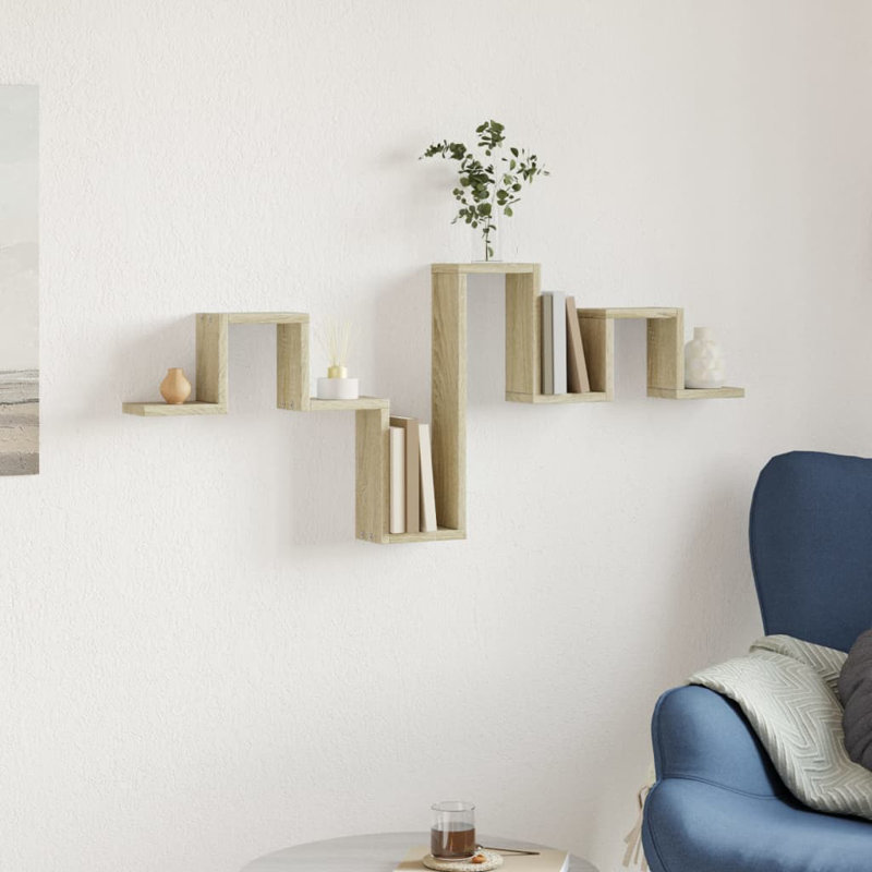 Oladapo Floating Shelf, Sonoma Oak